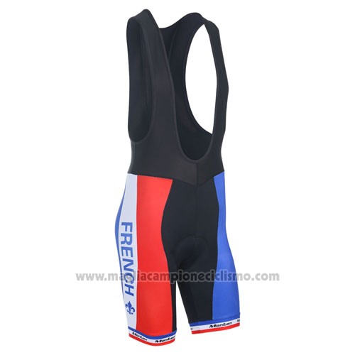 2014 Abbigliamento Ciclismo Monton Campione Francese Manica Corta e Salopette